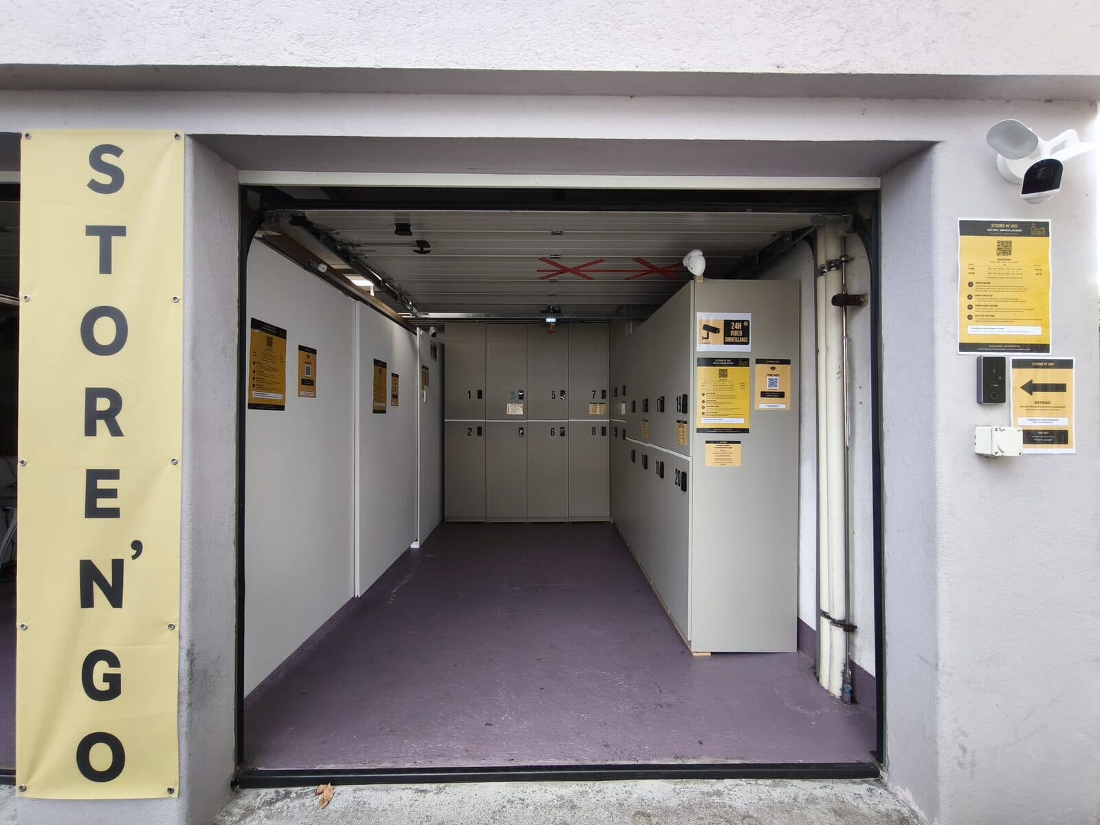 Armadietti Store N' Go con tastierino, numeri da 1 a 20